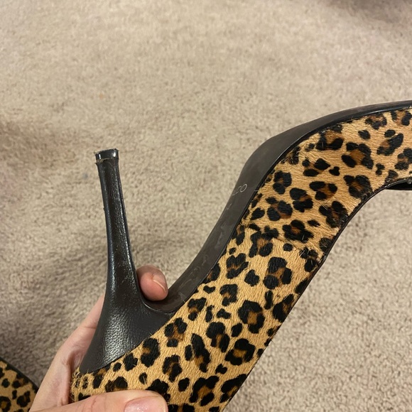 Aldo pony hair leopard heels 4in - Picture 4 of 8